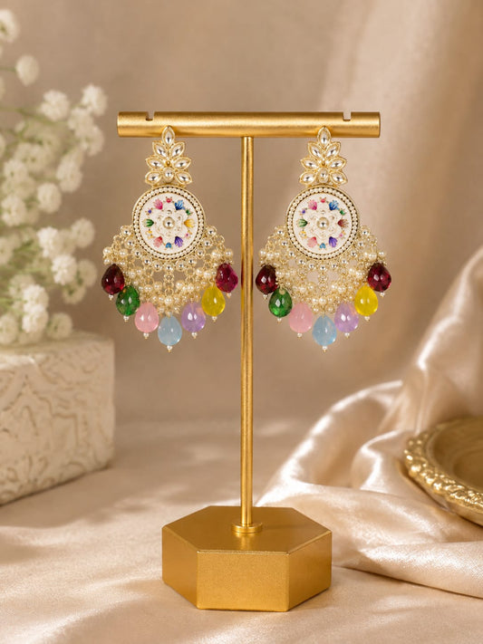 Meher Multicolour Pearl Earrings