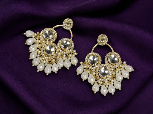 Noor Chandni Statement Earrings